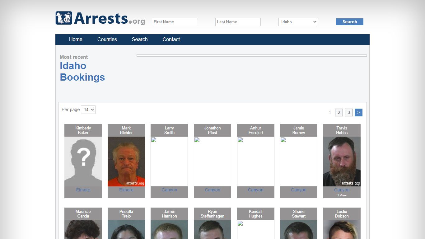 Idaho Arrests and Inmate Search